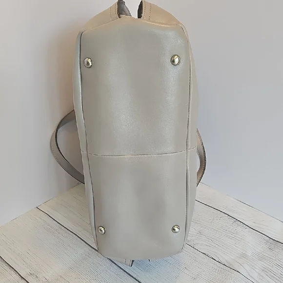 EUC Patricia Nash Lindsey Large Slouchy Satchel/Crossbody Stone - Picture 7 of 12